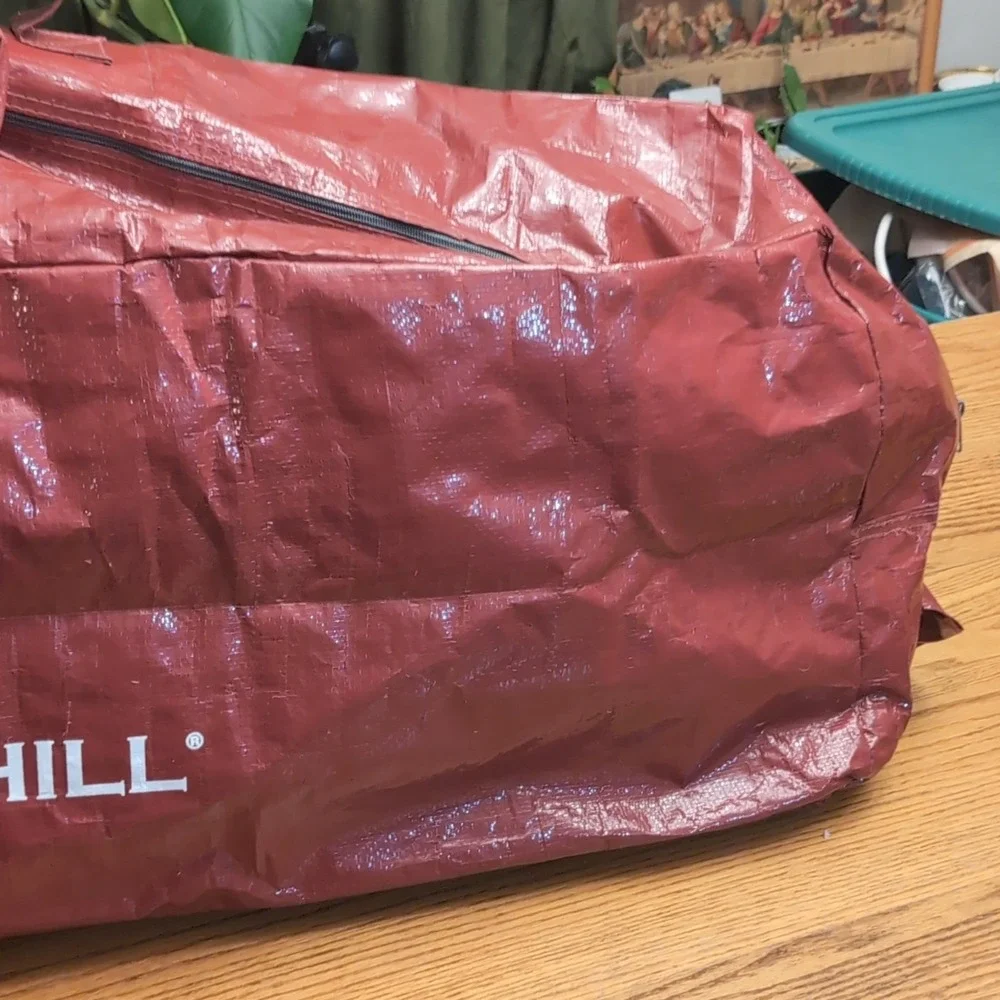 Balsam Hill Artificial Christmas Tree Storage Bag Large Maroon Padded Polyester